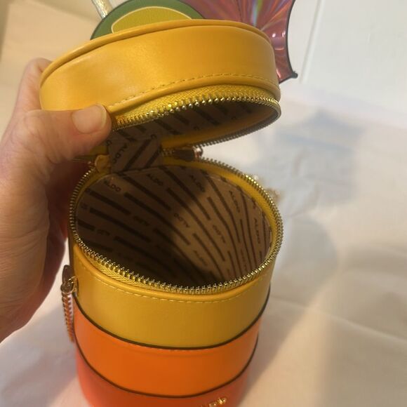 ALDO summer Kelliwith
Orange Multi Cocktail Crossbody Bag Purse Kitsch NWT - Picture 7 of 10